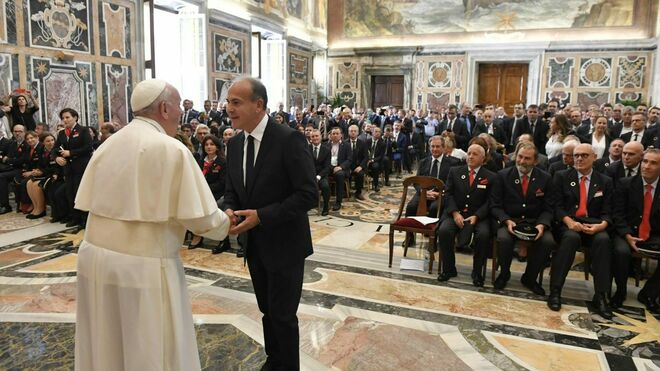 Audiencia del Papa a los Directivos y empleados del Grupo de los Ferrocarriles Estatales