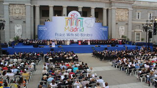 Memorable clausura del Encuentro por la Paz de Madrid