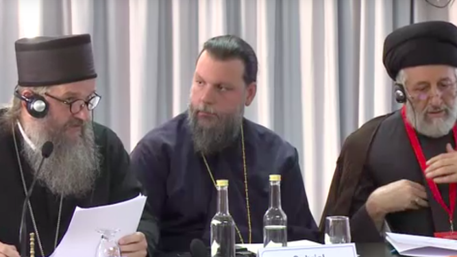 Los responsables ortodoxos de la mesa