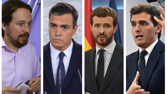 Líderes políticos españoles