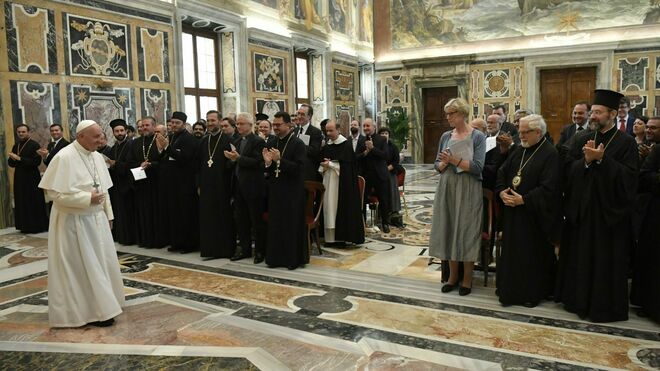 Audiencia del Papa con la Sociedad por el Derecho de las Iglesias Orientales
