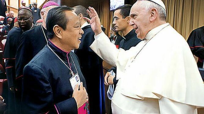 Suharyo, con el Papa