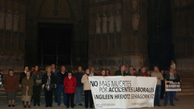 La Diócesis de Vitoria se concentra desde hace 11 años contra la siniestralidad laboral