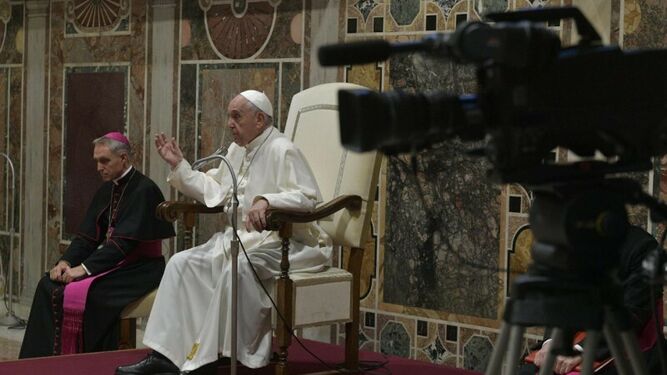 Discurso del Papa a periodistas de los medios vaticanos