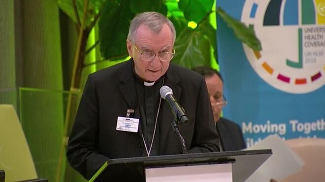 Parolin, en la cumbre de la ONU