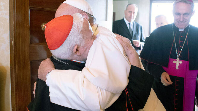 El Papa, con Cañizares