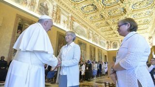 Francisco saluda a religiosas integrantes en la red contra la trata 'Talitha Kum'