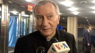 El cardenal Secretario de Estado del Vaticano, Pietro Parolin