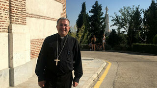 Ginés García Beltrán, en el Cerro de los Ángeles
