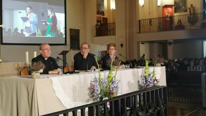 Omella, durante su intervención en el Cerro de los Ángeles