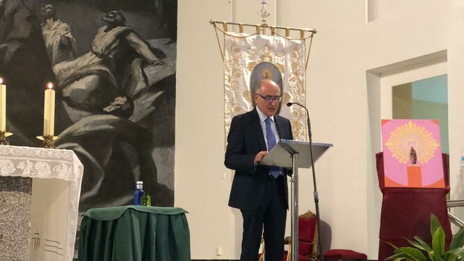 David López Royo, durante su pregón