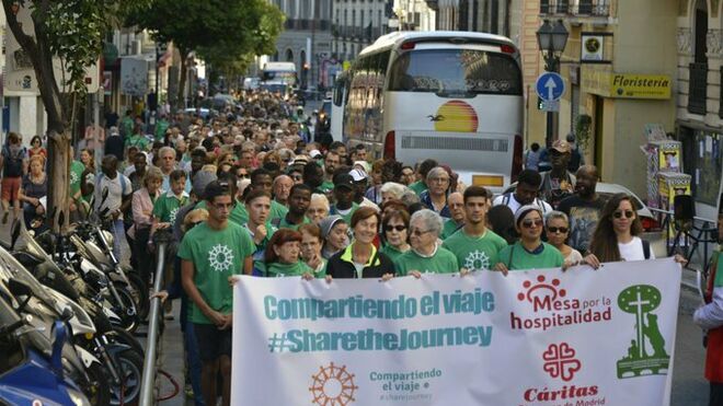 La Iglesia de Madrid, con los migrantes
