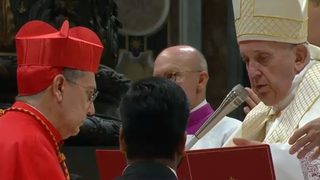 El Papa impone el birrete cardenalicio al neocardenal español Miguel Ayuso