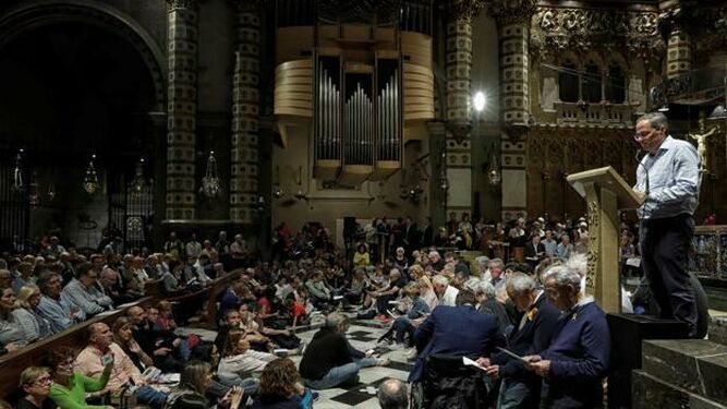 Vigilia en Montserrat por los presos políticos