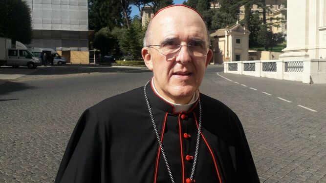 Cardenal Osoro a la salida de la Eucarístia de Abertura del Sínodo para la Amazonía