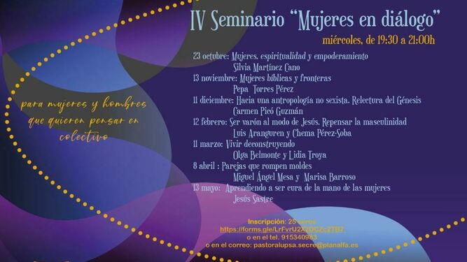 Programa del IV Seminario "Mujeres en diálogo"