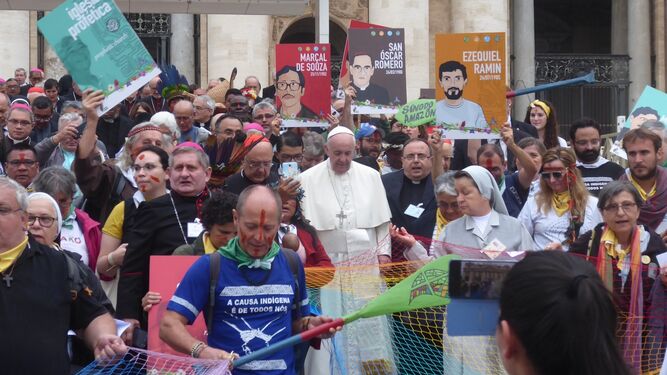 El Papa Francisco, durante el Sínodo amazónico