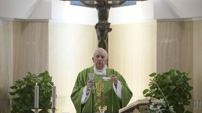 Francisco, en la Misa de Santa Marta