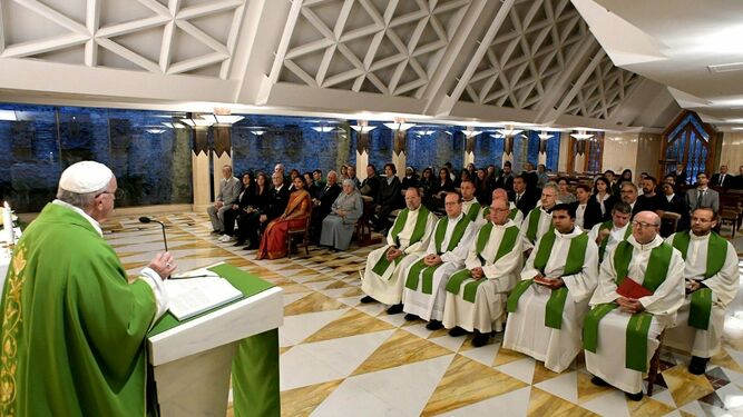 Misa del Papa en Santa Marta