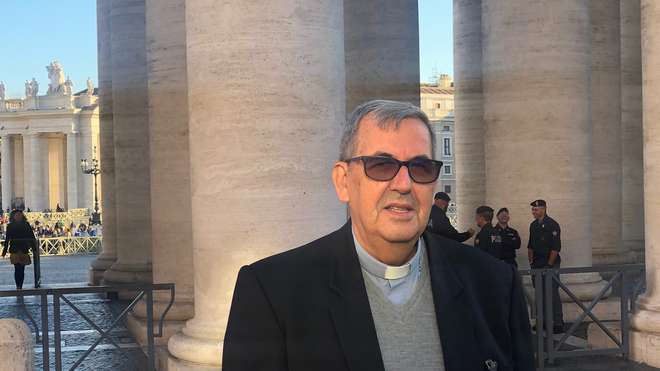 Rafael Cob, en Roma