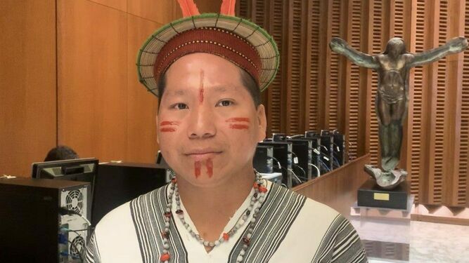 Delio Siticonatzi, indígena peruano