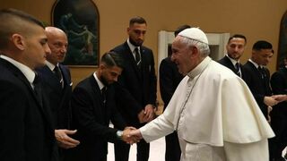 Francisco recibe a la selección italiana