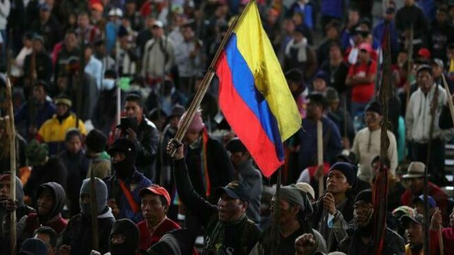 Manifestación en Quito