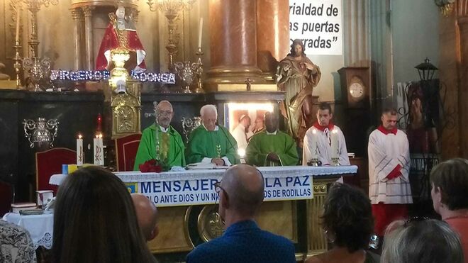 Misa por Ecuador en San Antón