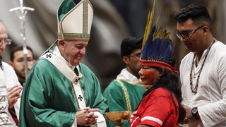 El papa Francisco inaugura el Sínodo para a Amazónia
