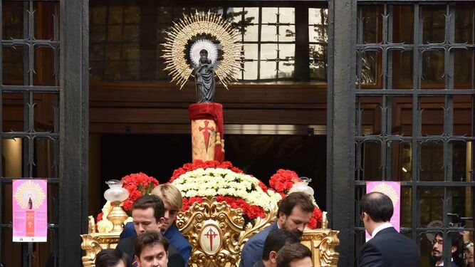 La Virgen del Pilar, en Málaga