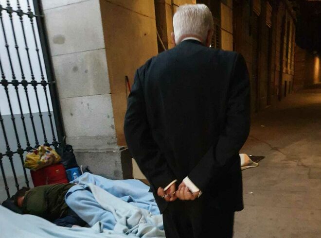 "Hoy no podemos permitir, no debemos permitir, que ni un solo niño duerma en la calle"