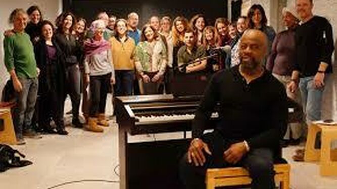 Bazil Meade, ensayando