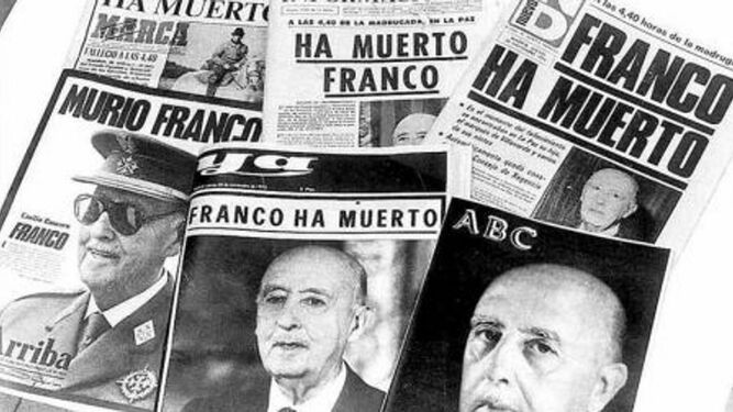 La muerte de Franco fue portada en todos los diarios