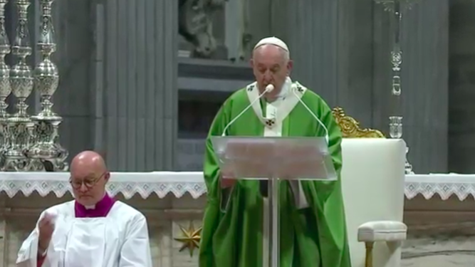 Francisco, en la misa de las misiones