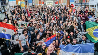 Imagen del Encuentro Mundial de Jóvenes 2018, en Buenos Aires, Argentina