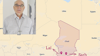 El obispo misionero y el mapa de Chad