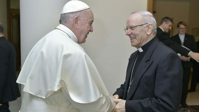 El Papa con Galantino