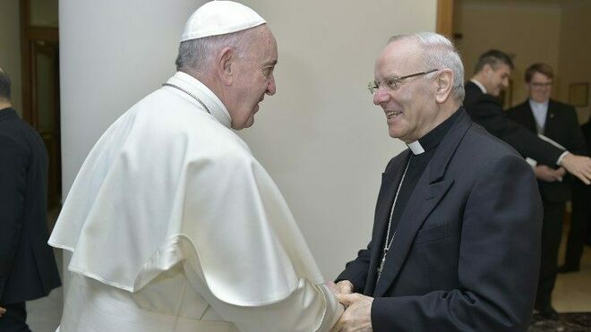 El Papa con Galantino