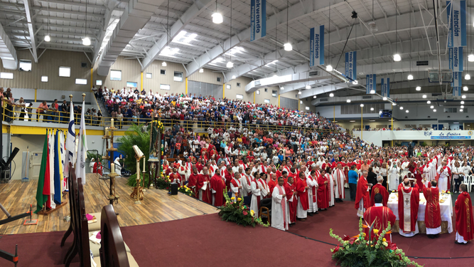 Panorámica del lanzamiento del CAM6 Puerto Rico