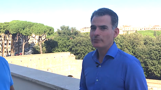 Rafael Luciani, en Roma