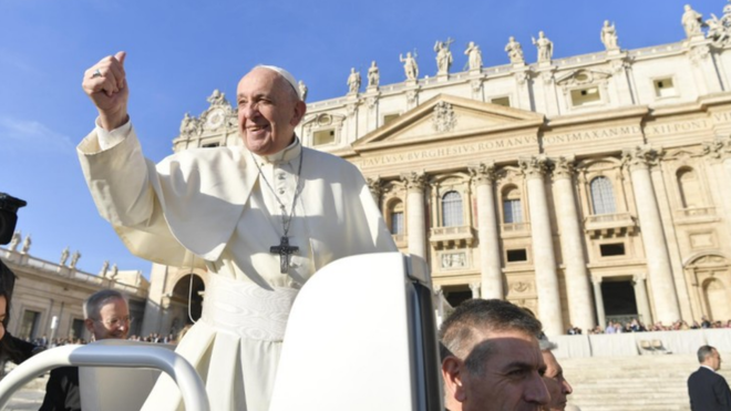 El papa en la audiencia