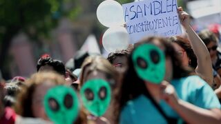 Protesta pacífica en Chile