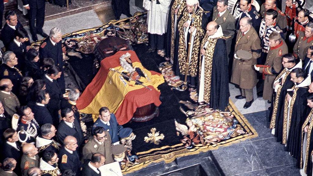 primer entierro del general Franco