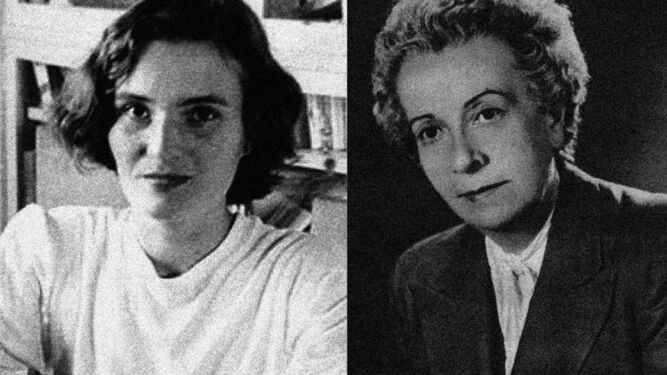 Carmen Laforet y Elena Fortún