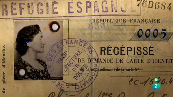 Rosa Chacel: exiliada. Fotograma de TVE