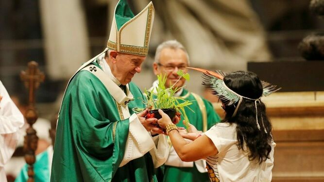 El Papa Francisco en la Eucaristía de clausura del Sínodo