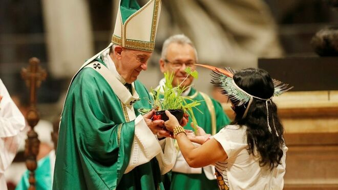 El Papa Francisco en la Eucaristía de clausura del Sínodo