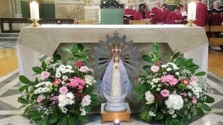 La imagen de la Virgen de Luján estaba en poder de los ingleses tras la Guerra de las Malvinas