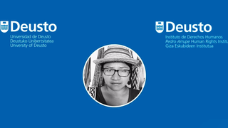 La líder indígena Cristina Bautista