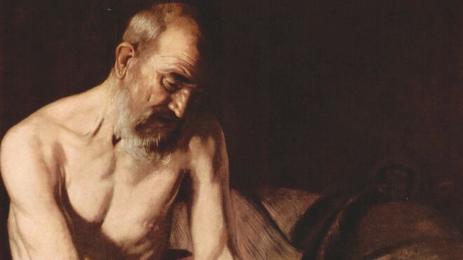 San Jerónimo escribiendo. Caravaggio